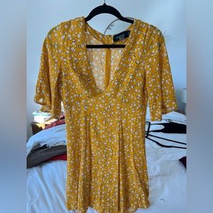 Minkpink yellow sundress